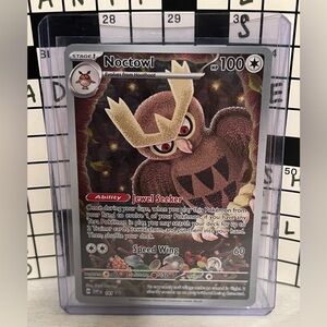 Noctowl illustration rare Pokemon card